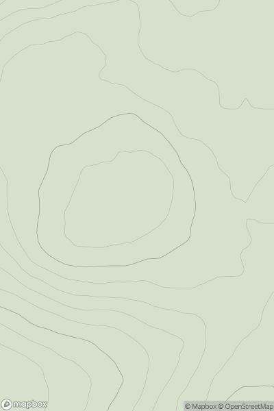 Thumbnail image for Carn Donnachaidh Beag showing contour plot for surrounding peak