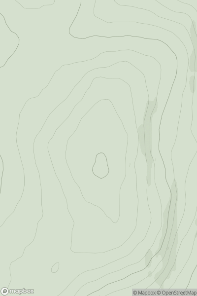 Thumbnail image for Carn a' Bhothain Mholaich showing contour plot for surrounding peak