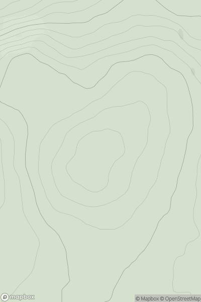 Thumbnail image for An Staonaig showing contour plot for surrounding peak