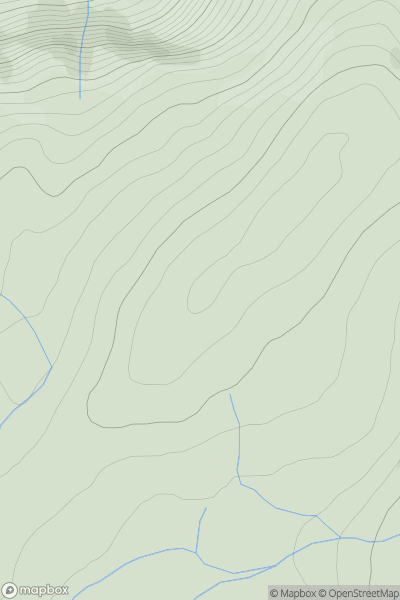 Thumbnail image for Bac nam Fuaran showing contour plot for surrounding peak