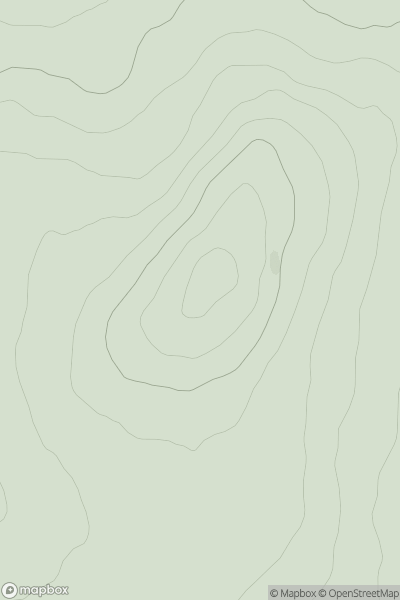 Thumbnail image for Carn Coire na Creiche showing contour plot for surrounding peak