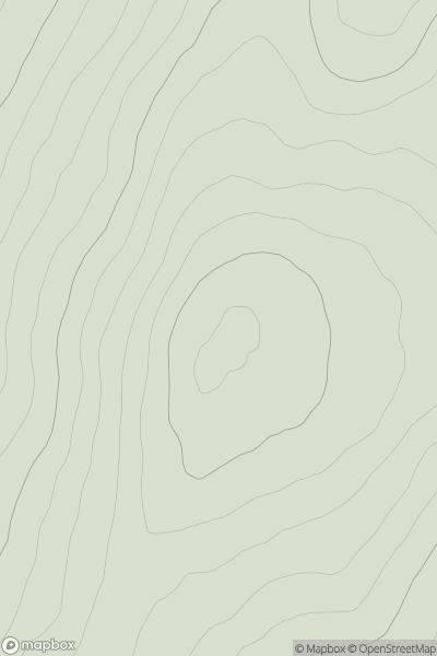 Thumbnail image for Calpa Mor showing contour plot for surrounding peak