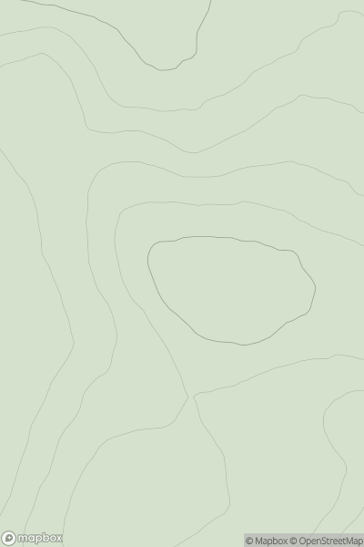 Thumbnail image for Carn Icean Duibhe showing contour plot for surrounding peak