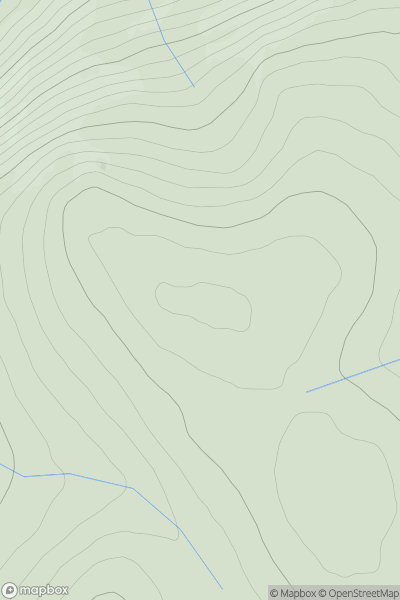 Thumbnail image for Ileach Bhan showing contour plot for surrounding peak