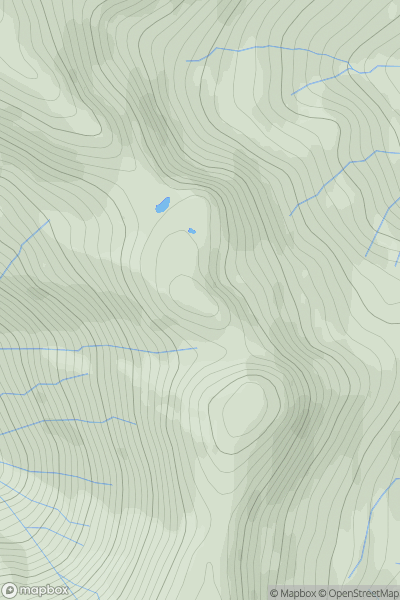 Thumbnail image for Cadha nam Bo Ruadha showing contour plot for surrounding peak