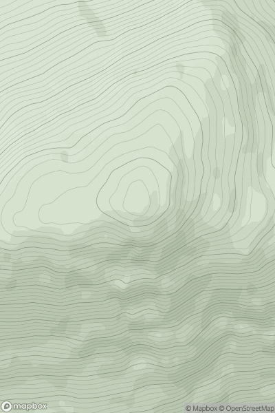 Thumbnail image for Sean Mheall showing contour plot for surrounding peak