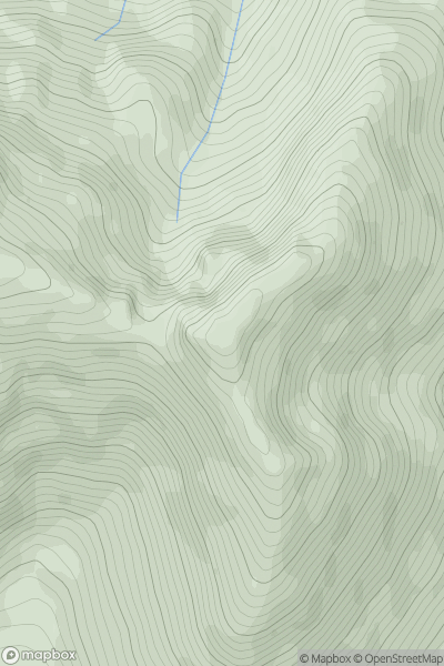 Thumbnail image for Streap Comhlaidh showing contour plot for surrounding peak