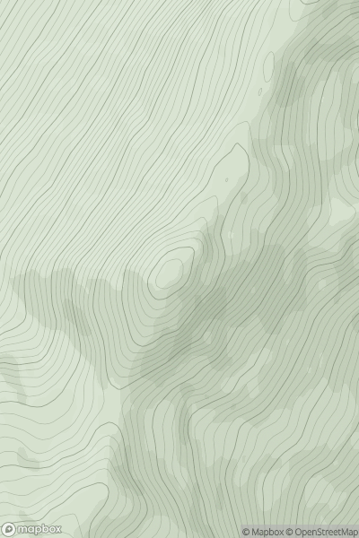 Thumbnail image for Stob Coire nan Cearc showing contour plot for surrounding peak