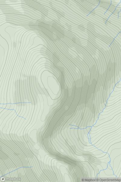 Thumbnail image for Faradh Nighean Fhearchair showing contour plot for surrounding peak