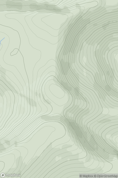 Thumbnail image for Sguman Coinntich North Top showing contour plot for surrounding peak