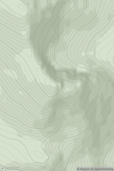 Thumbnail image for Faire nam Fiadh showing contour plot for surrounding peak