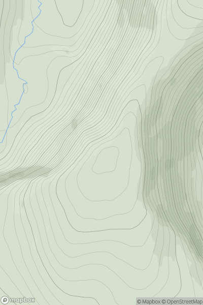 Thumbnail image for Bodach Beag showing contour plot for surrounding peak