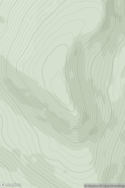 Thumbnail image for Meall a' Ghrianain showing contour plot for surrounding peak