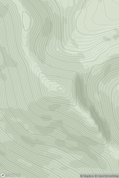 Thumbnail image for A' Cheir Ghorm (A' Che'ir Ghorm) showing contour plot for surrounding peak