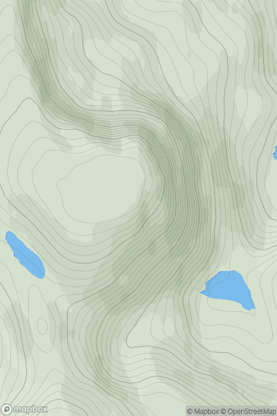 Thumbnail image for Na Tuadhan showing contour plot for surrounding peak