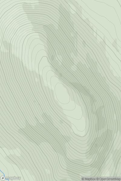 Thumbnail image for Cruach Innse showing contour plot for surrounding peak