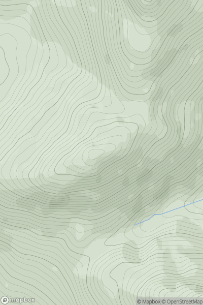 Thumbnail image for Sgurr na h-Ighinn showing contour plot for surrounding peak