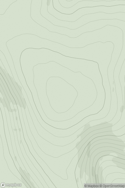 Thumbnail image for Meikle Corr Riabhach showing contour plot for surrounding peak