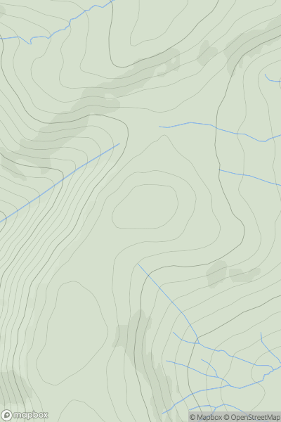 Thumbnail image for nameless (Bannisdale Horseshoe - Ancrow Brow N) showing contour plot for surrounding peak