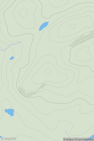 Thumbnail image for nameless (School Knott) showing contour plot for surrounding peak