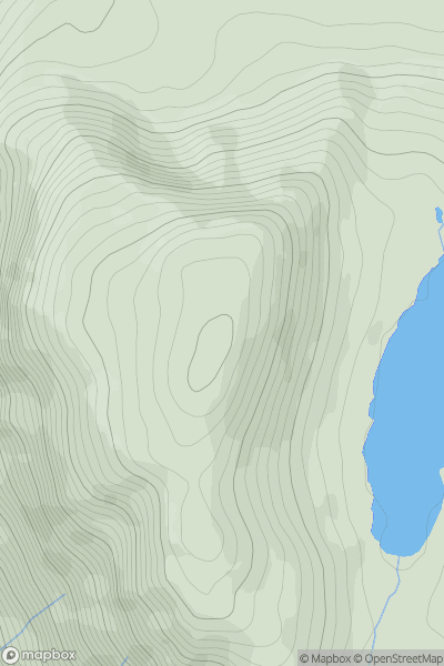Thumbnail image for Meall an t-Suidhe showing contour plot for surrounding peak