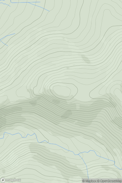 Thumbnail image for Foel-ganol showing contour plot for surrounding peak