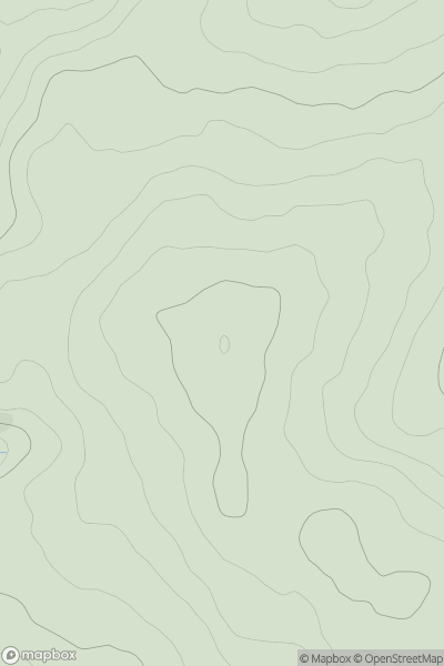 Thumbnail image for Eglwyseg Mountain showing contour plot for surrounding peak
