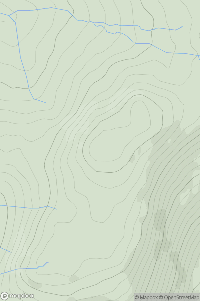 Thumbnail image for Bryn-pig showing contour plot for surrounding peak