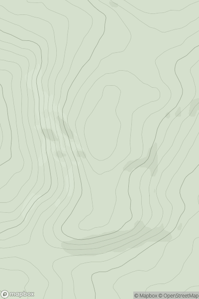 Thumbnail image for Cerrig Coediog showing contour plot for surrounding peak