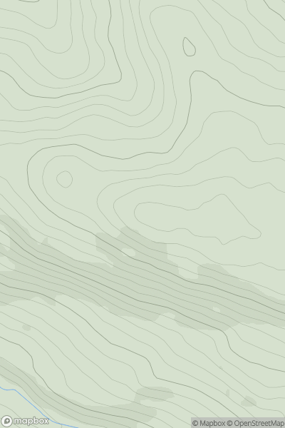 Thumbnail image for Bryn-llus showing contour plot for surrounding peak