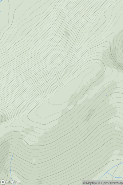 Thumbnail image for Graig Goch showing contour plot for surrounding peak