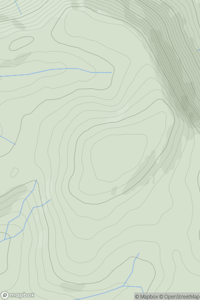 Thumbnail image for Clipyn Du (Tarren Bwlch-gwyn) (Siambr Trawsfynydd) showing contour plot for surrounding peak
