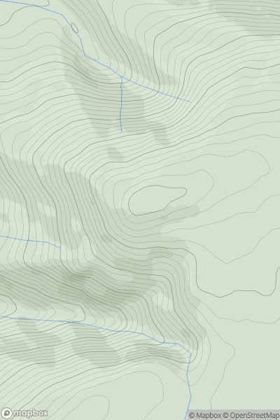 Thumbnail image for Foel Fadian showing contour plot for surrounding peak