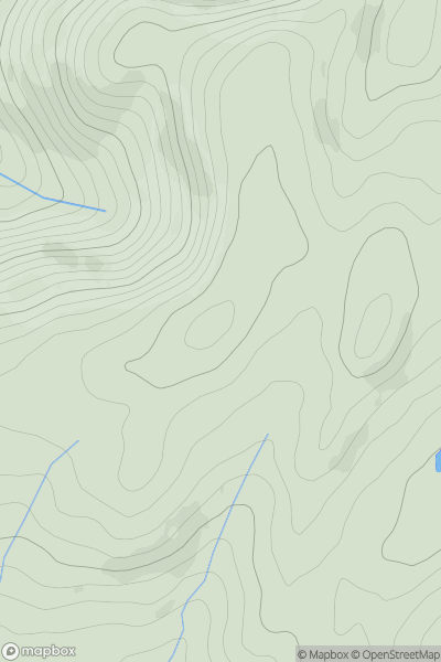 Thumbnail image for Banc Bwlchygarreg showing contour plot for surrounding peak