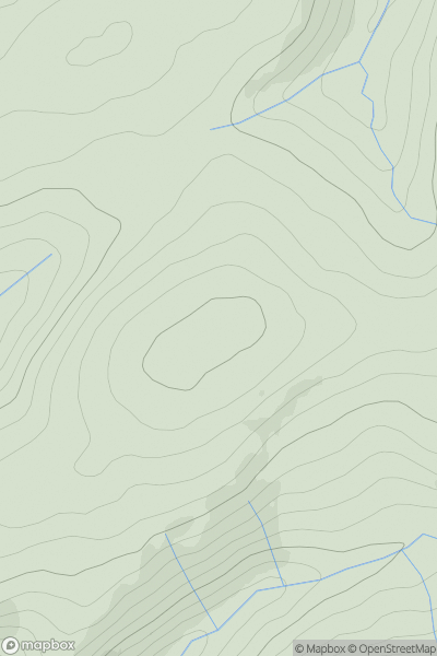 Thumbnail image for Stanky Hill showing contour plot for surrounding peak
