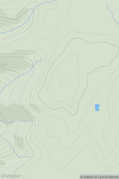 Thumbnail image for Cefn Croes showing contour plot for surrounding peak