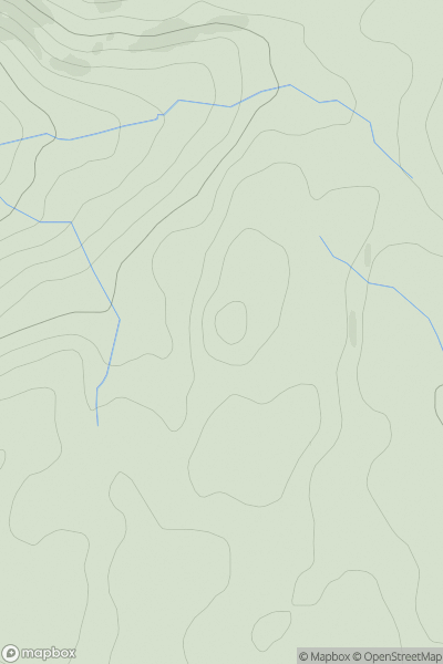 Thumbnail image for Domen Milwyn showing contour plot for surrounding peak