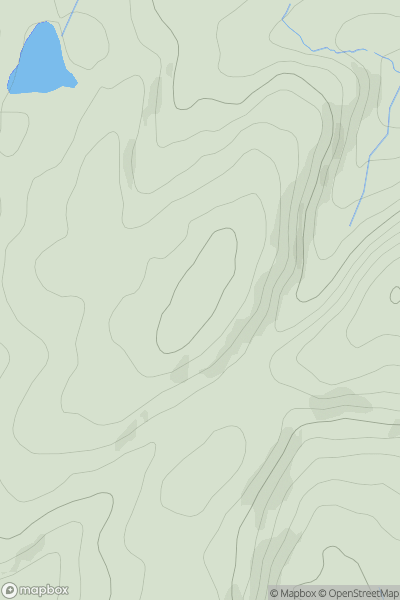 Thumbnail image for Mynydd Tywi (Pen y Maen North Top) showing contour plot for surrounding peak