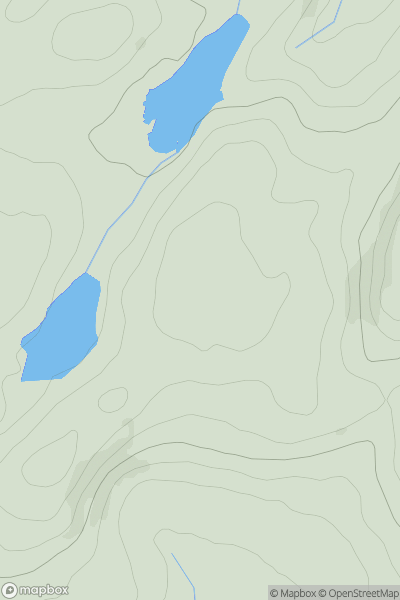 Thumbnail image for Blaen Rhestr showing contour plot for surrounding peak