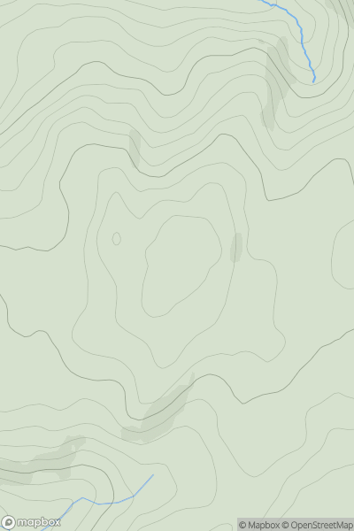 Thumbnail image for Garn Gron showing contour plot for surrounding peak