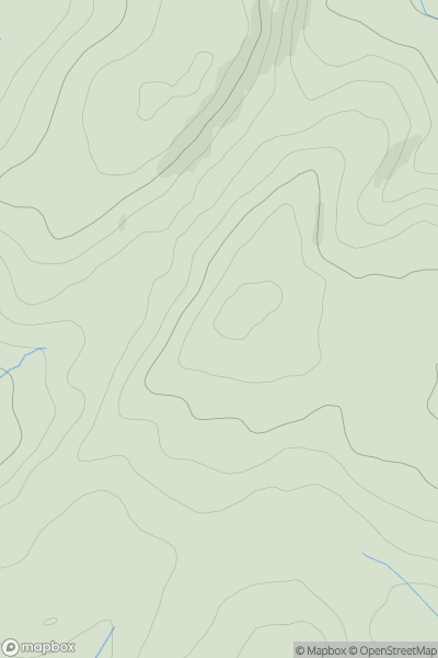 Thumbnail image for Cefn y Cnwc showing contour plot for surrounding peak