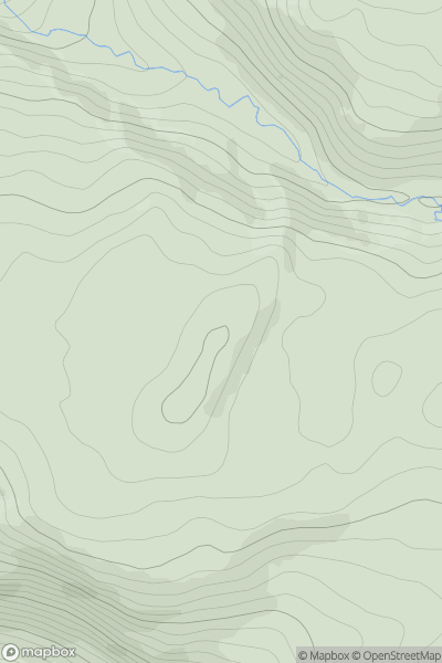 Thumbnail image for Gopa Uchaf showing contour plot for surrounding peak