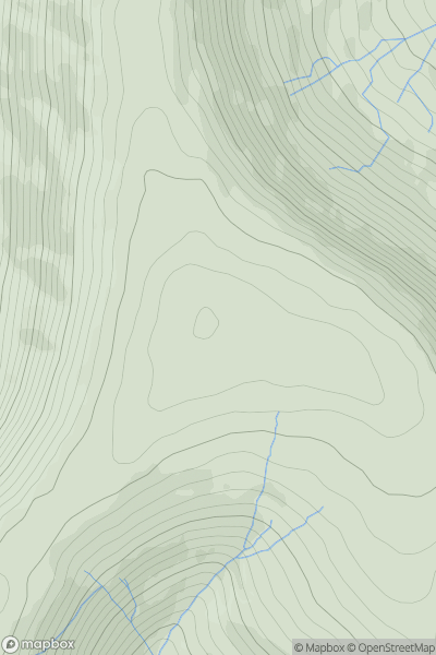 Thumbnail image for Hatterrall Hill showing contour plot for surrounding peak