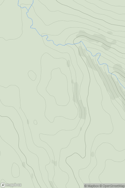 Thumbnail image for Twynwalter showing contour plot for surrounding peak