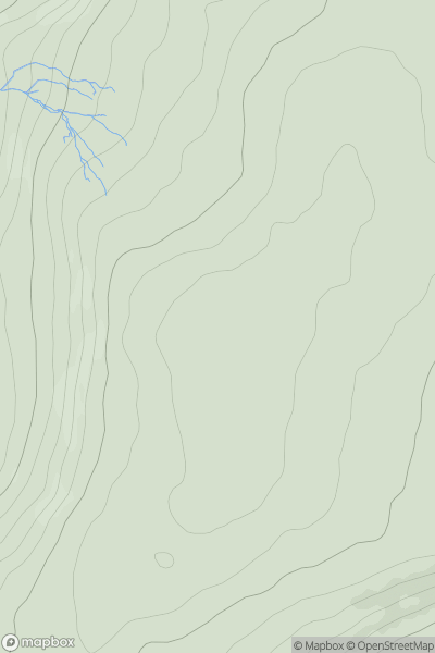 Thumbnail image for Carter Fell showing contour plot for surrounding peak