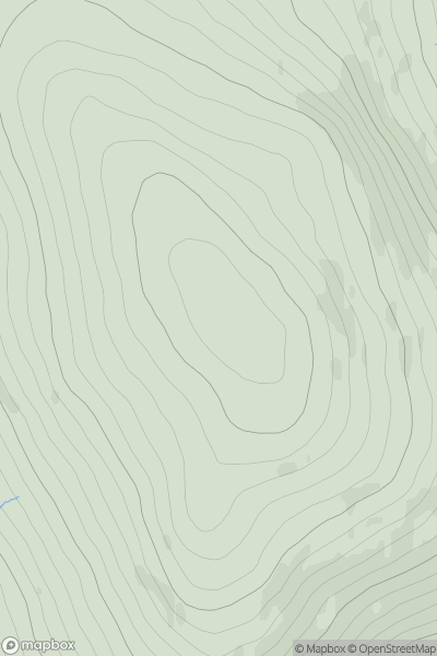 Thumbnail image for Dunmoor Hill showing contour plot for surrounding peak