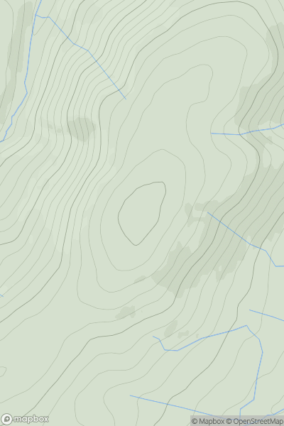 Thumbnail image for Thirl Moor showing contour plot for surrounding peak
