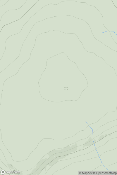 Thumbnail image for Wool Meath showing contour plot for surrounding peak