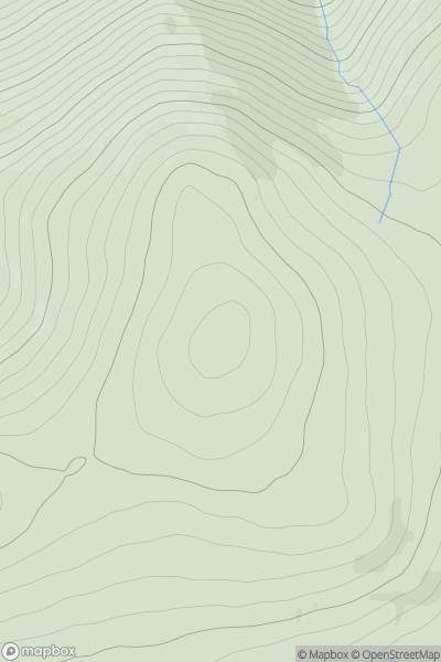 Thumbnail image for Newton Tors showing contour plot for surrounding peak