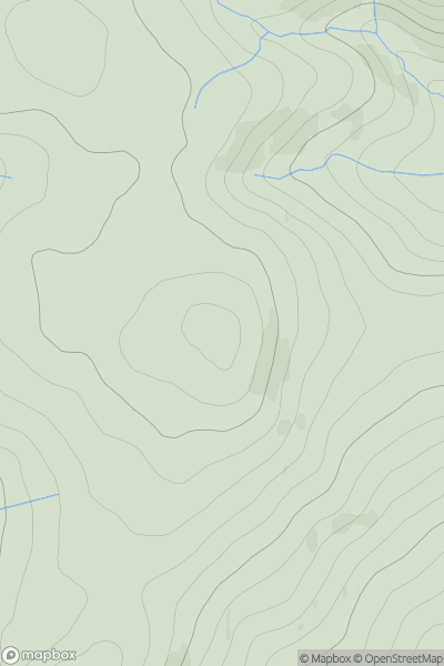 Thumbnail image for Ravens Knowe showing contour plot for surrounding peak